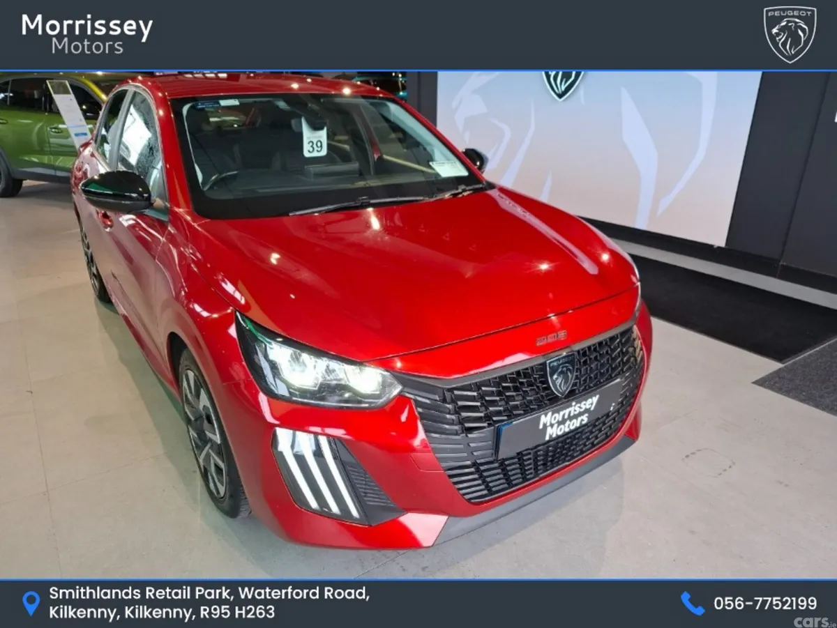 Peugeot 208 Hatchback, Petrol, 2024, Red