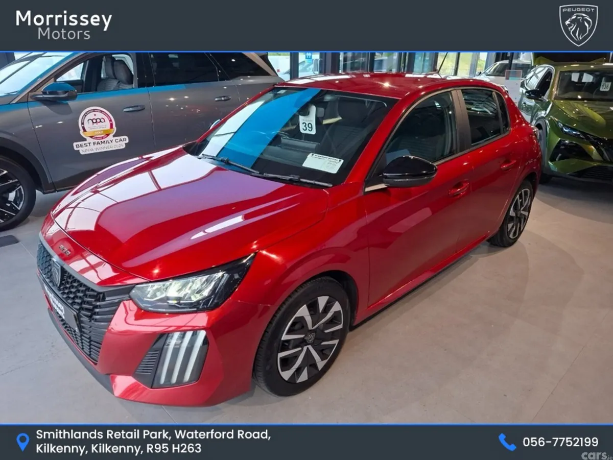 Peugeot 208 Hatchback, Petrol, 2024, Red