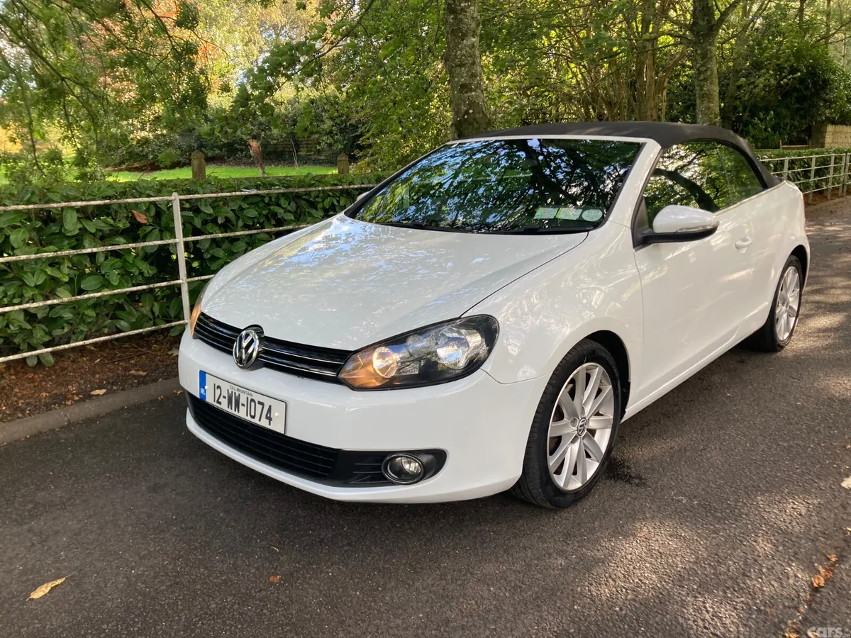 Volkswagen Golf Convertible, Diesel, 2012, White