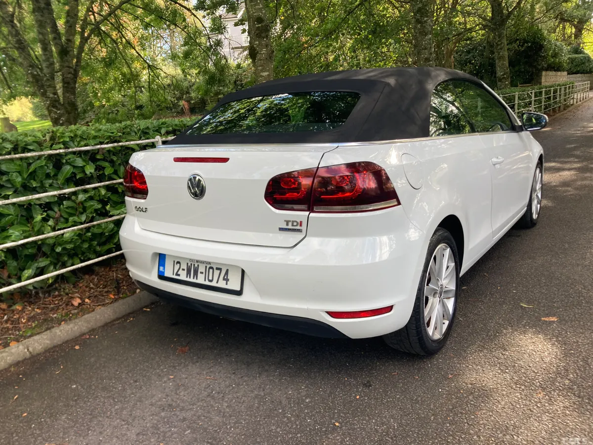 Volkswagen Golf Convertible, Diesel, 2012, White