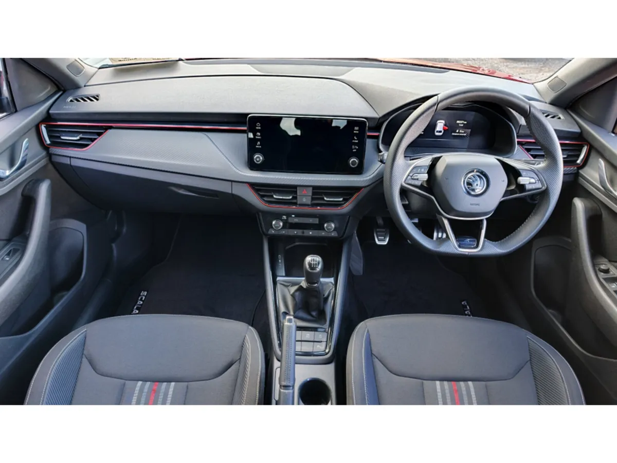 Skoda Scala Hatchback, Petrol, 2024, Red