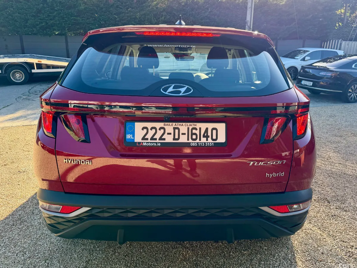 Hyundai Tucson SUV, Petrol Hybrid, 2022, Red