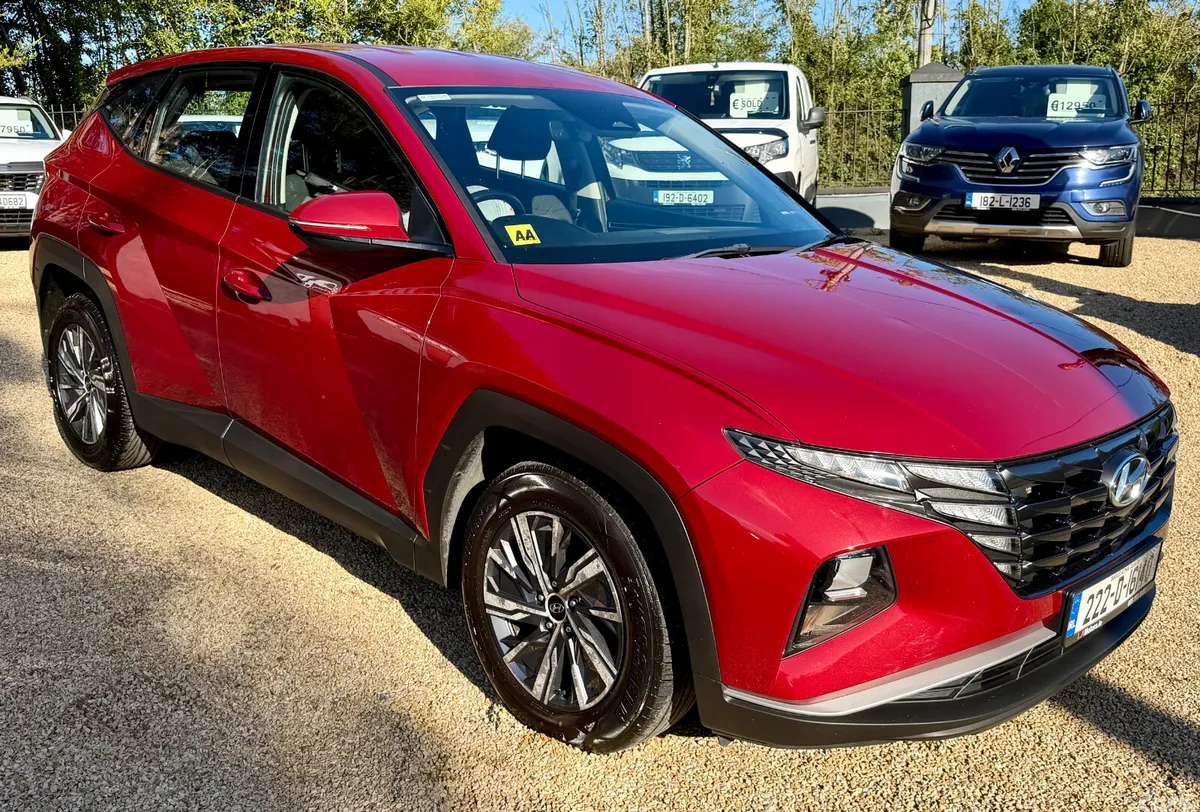Hyundai Tucson SUV, Petrol Hybrid, 2022, Red