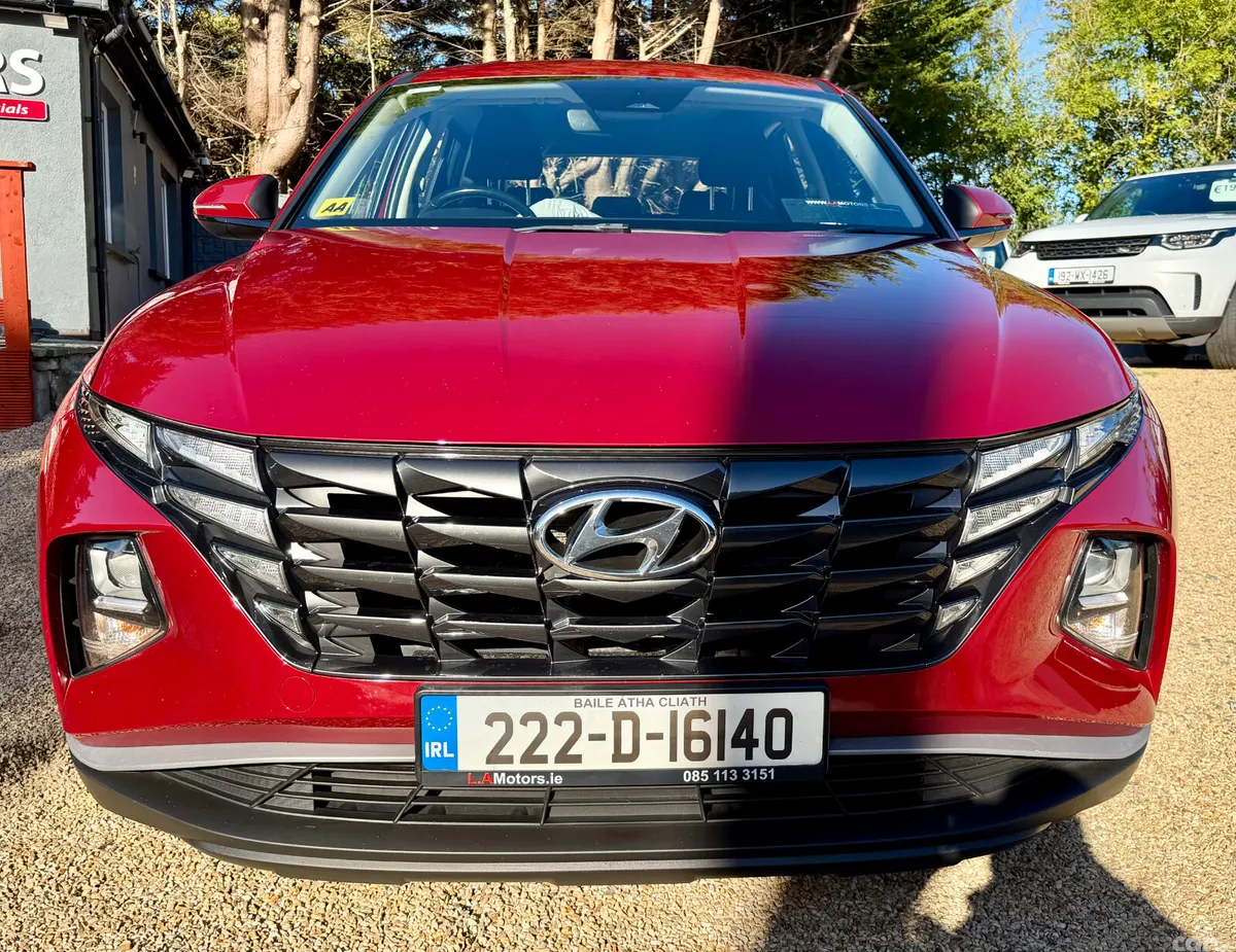 Hyundai Tucson SUV, Petrol Hybrid, 2022, Red