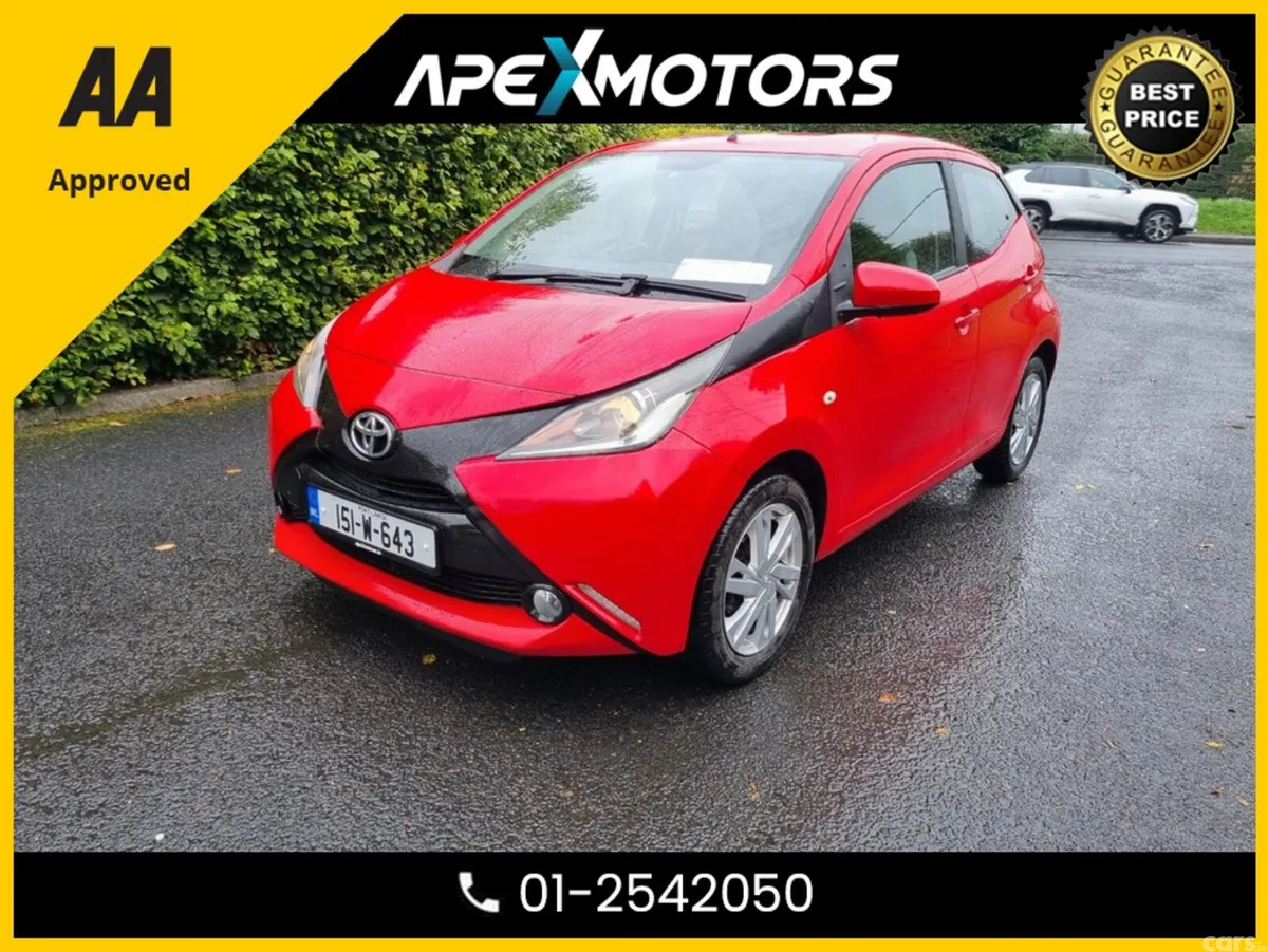 Toyota Aygo Hatchback, Petrol, 2015, Red