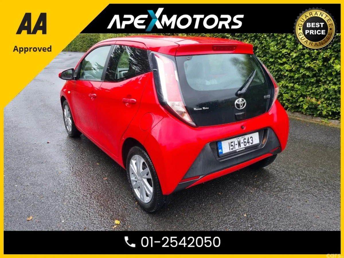 Toyota Aygo Hatchback, Petrol, 2015, Red