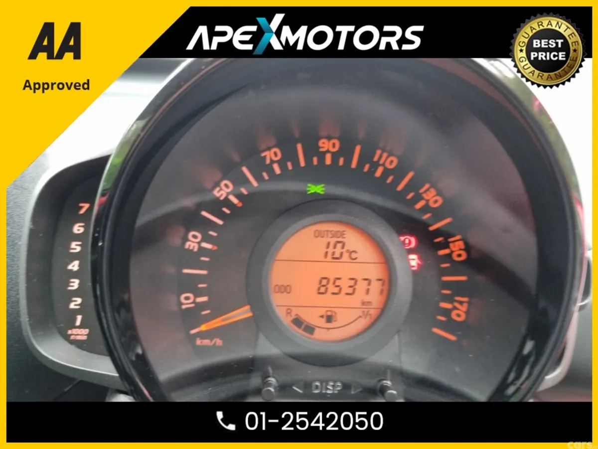 Toyota Aygo Hatchback, Petrol, 2015, Red