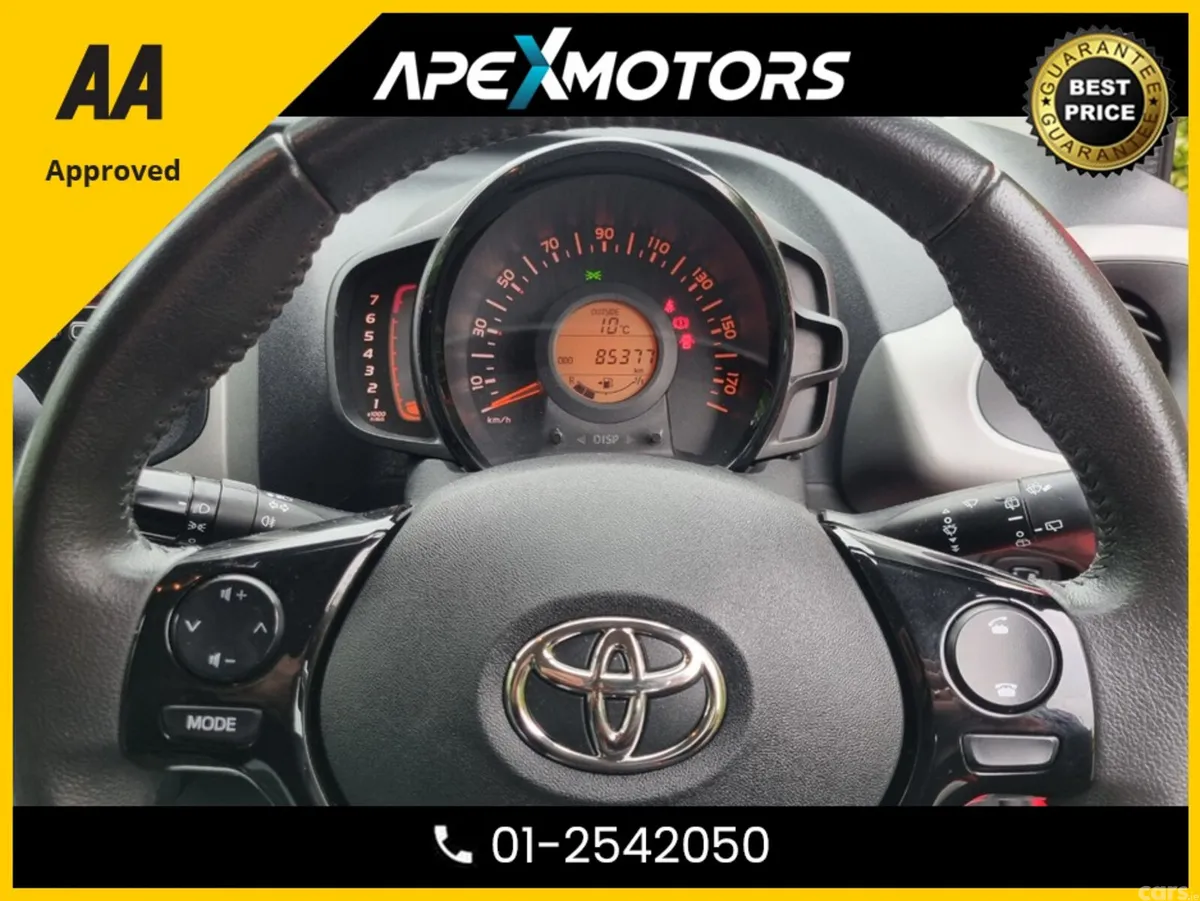 Toyota Aygo Hatchback, Petrol, 2015, Red