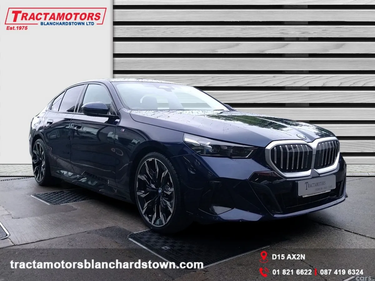 BMW 5-Series Saloon, Petrol Plug-in Hybrid, 2025, Blue