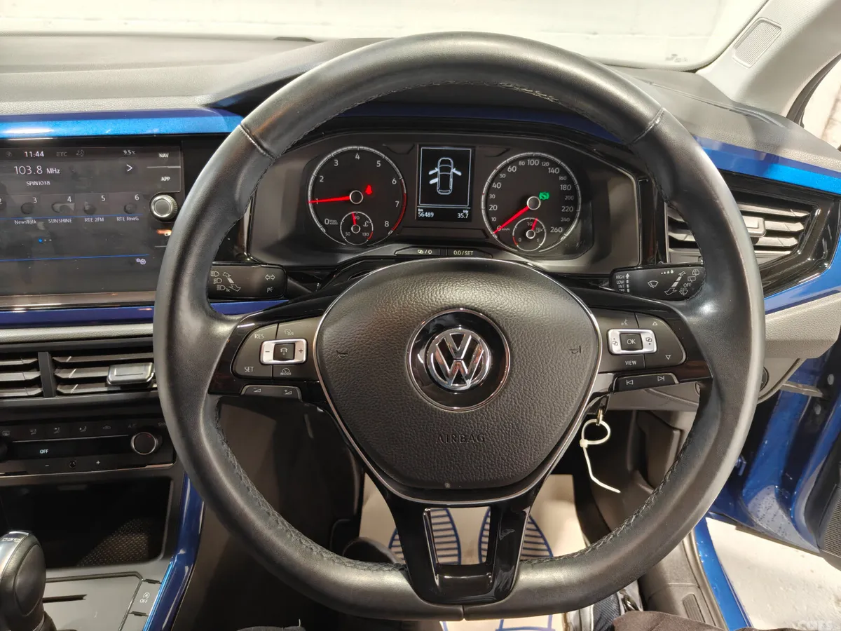 Volkswagen Polo Hatchback, Petrol, 2019, Blue
