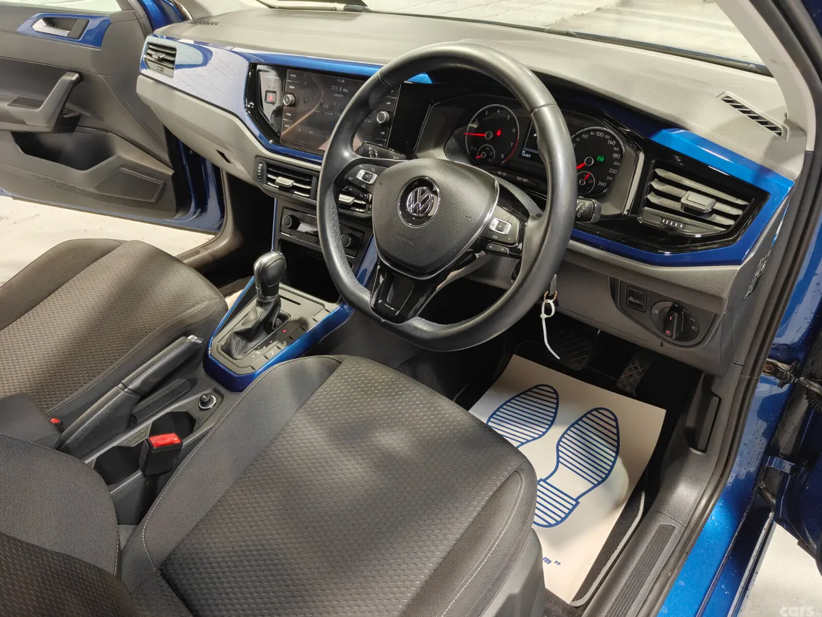 Volkswagen Polo Hatchback, Petrol, 2019, Blue