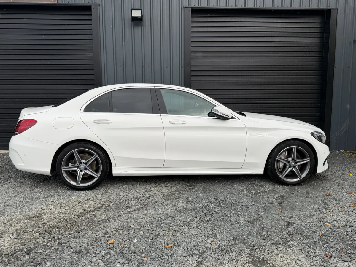 Mercedes-Benz C-Class Saloon, Diesel Hybrid, 2016, White