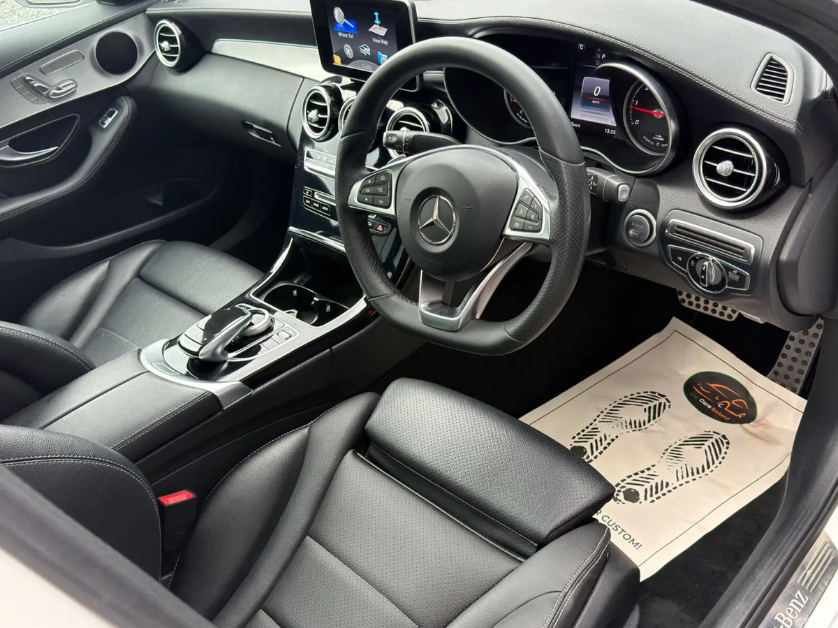 Mercedes-Benz C-Class Saloon, Diesel Hybrid, 2016, White