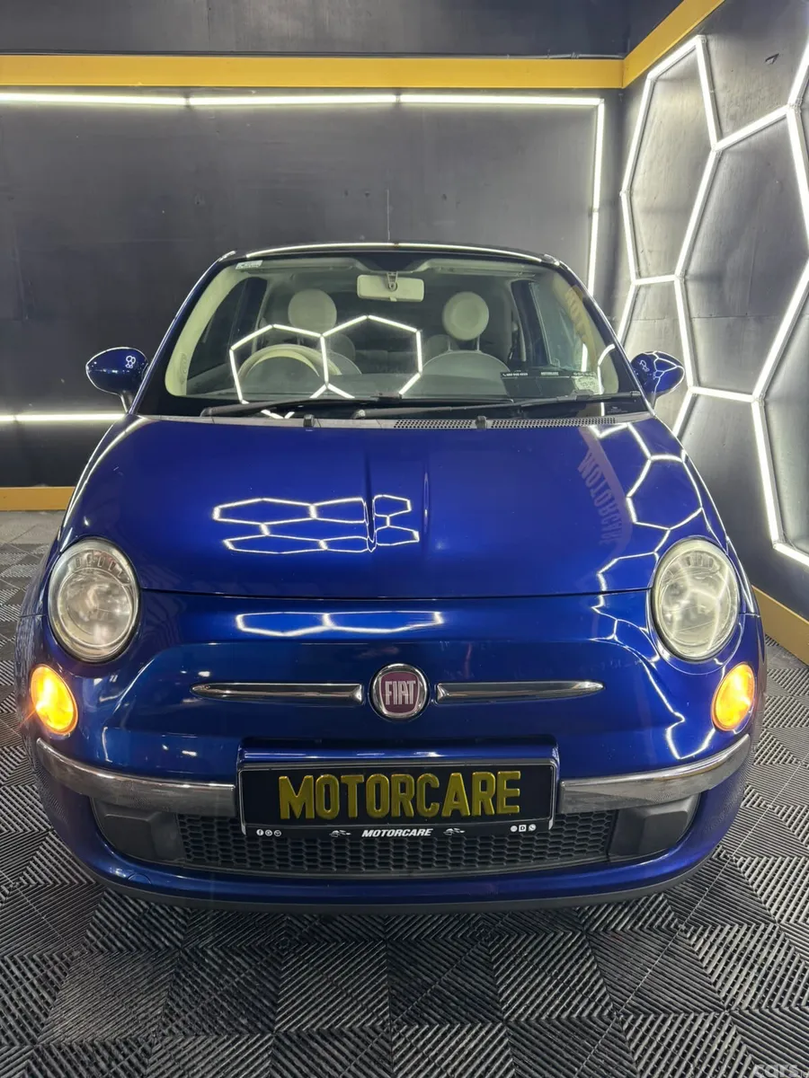 Fiat 500 Hatchback, Petrol, 2009, Blue