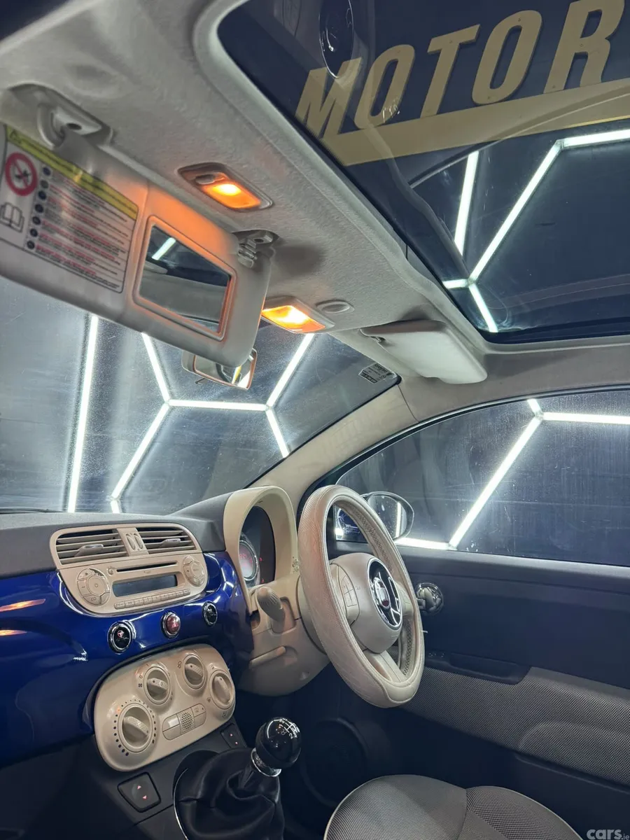 Fiat 500 Hatchback, Petrol, 2009, Blue