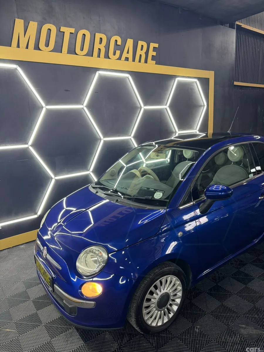 Fiat 500 Hatchback, Petrol, 2009, Blue