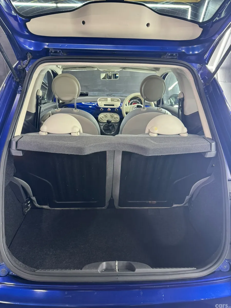 Fiat 500 Hatchback, Petrol, 2009, Blue