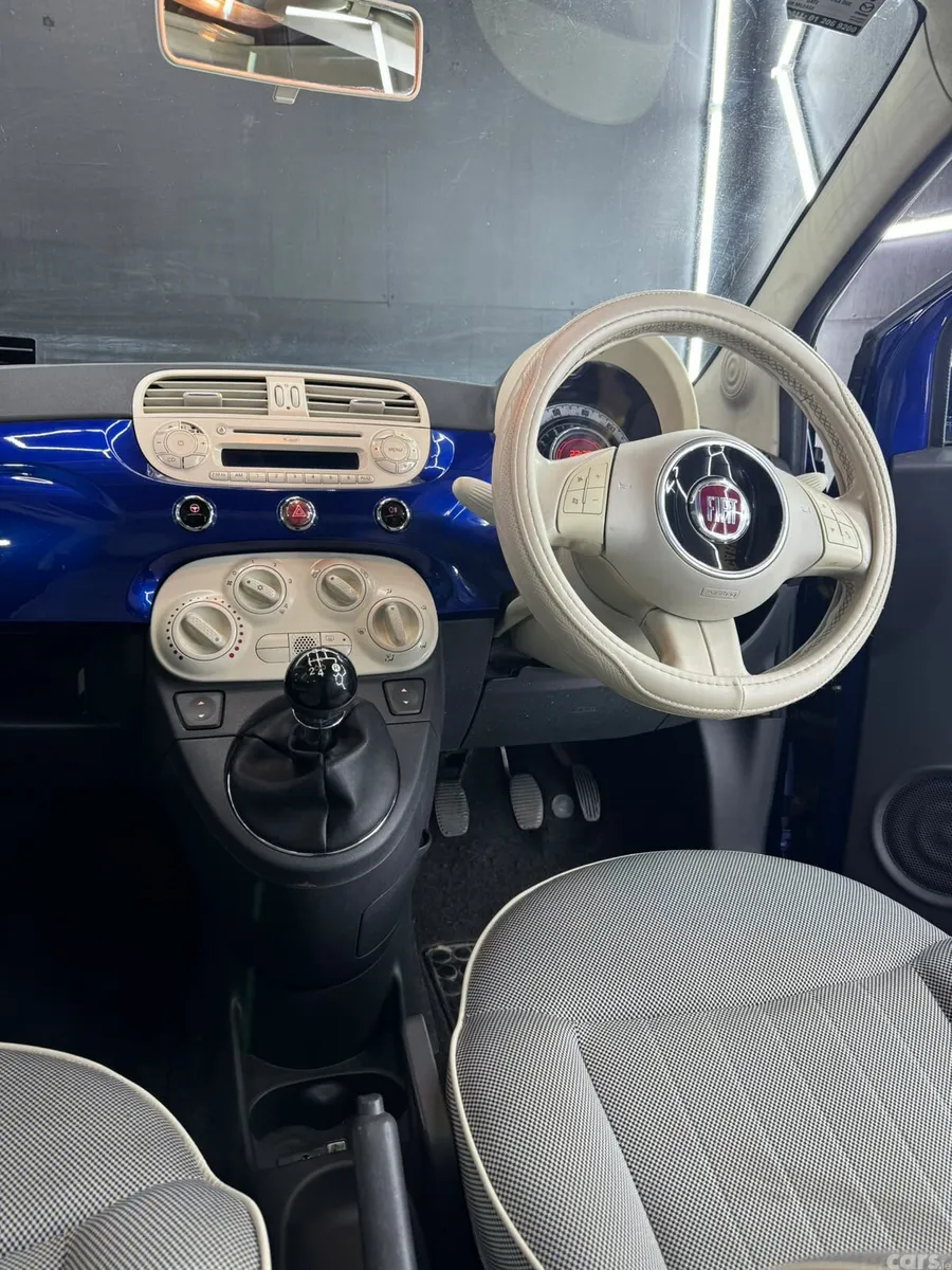 Fiat 500 Hatchback, Petrol, 2009, Blue