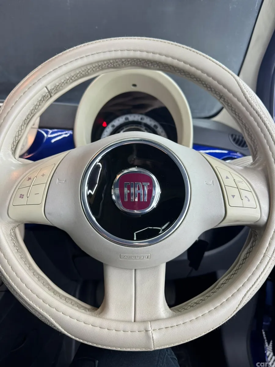 Fiat 500 Hatchback, Petrol, 2009, Blue