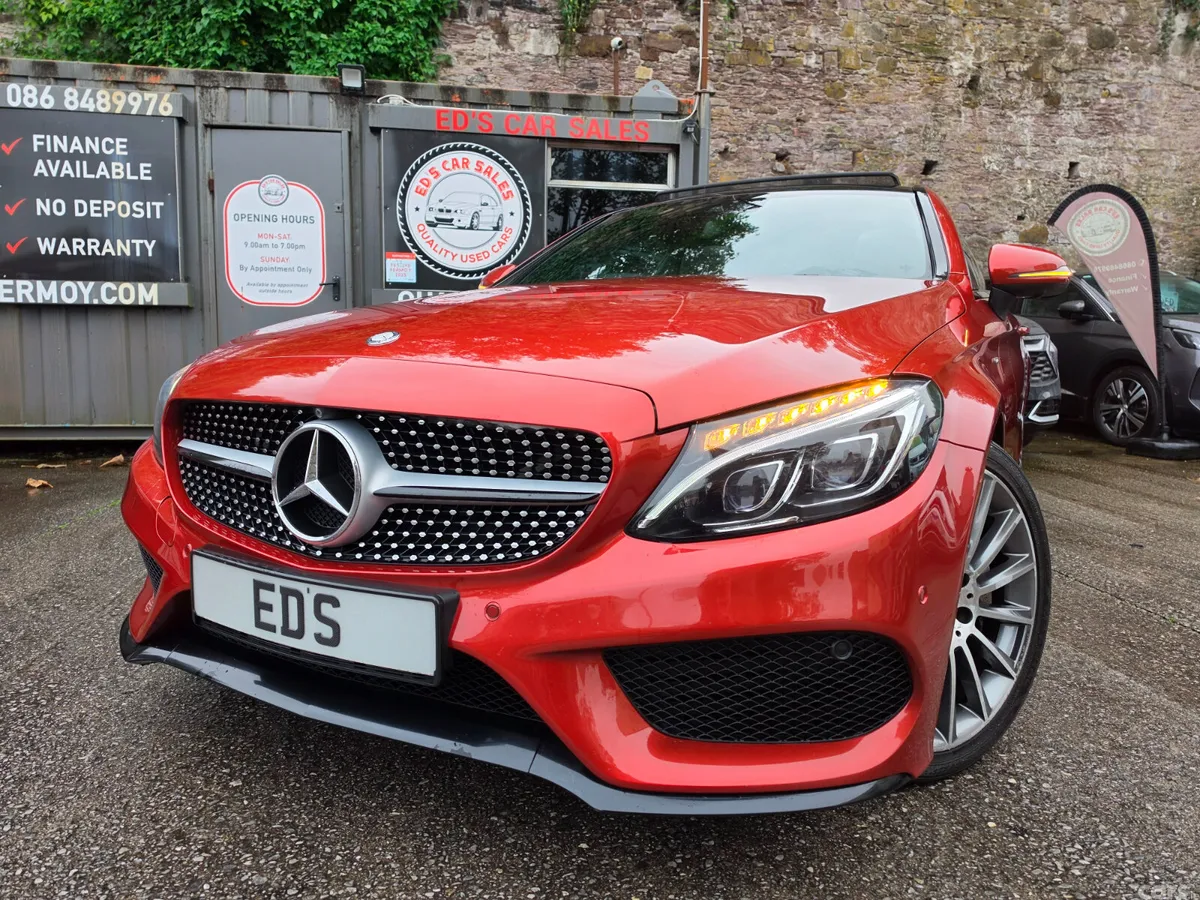 Mercedes-Benz C-Class Coupe, Diesel, 2016, Red