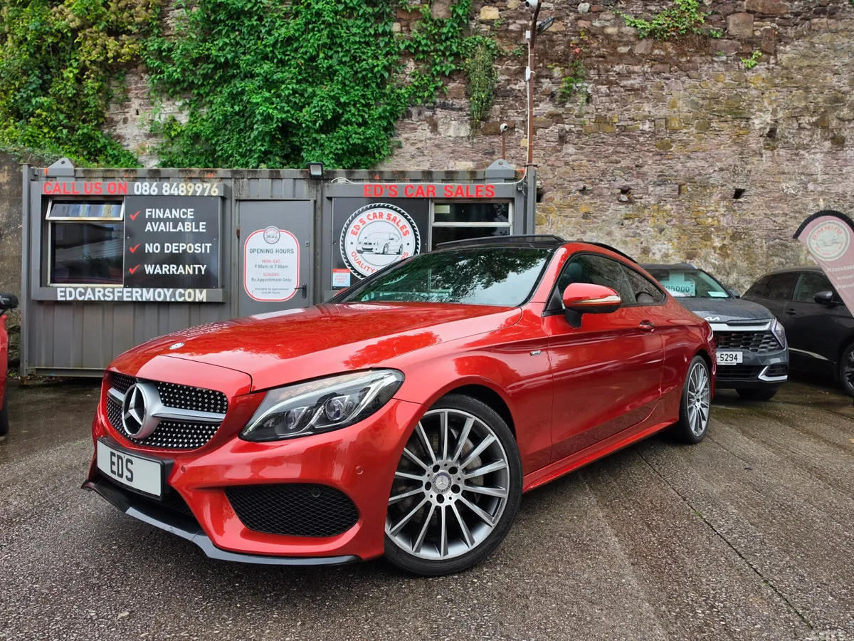 Mercedes-Benz C-Class Coupe, Diesel, 2016, Red