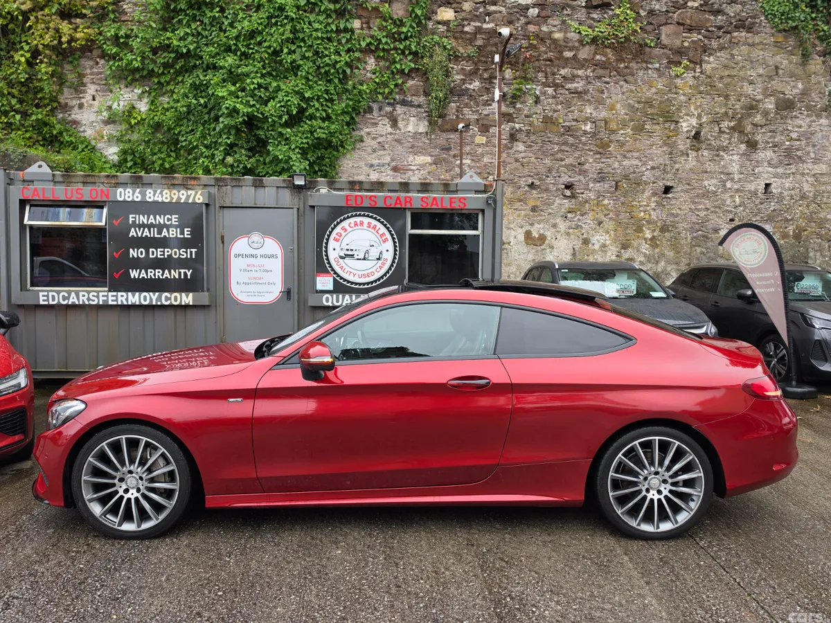Mercedes-Benz C-Class Coupe, Diesel, 2016, Red