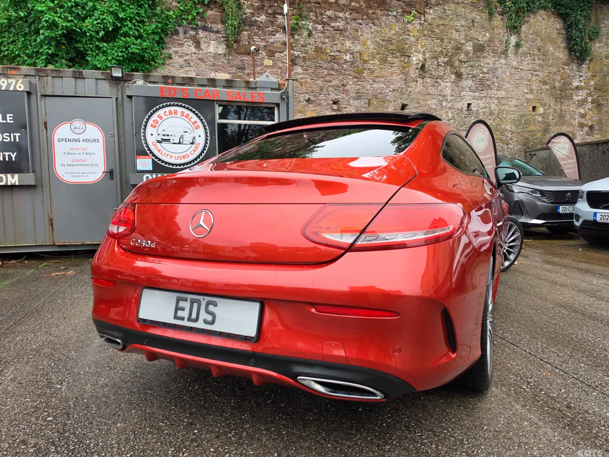 Mercedes-Benz C-Class Coupe, Diesel, 2016, Red