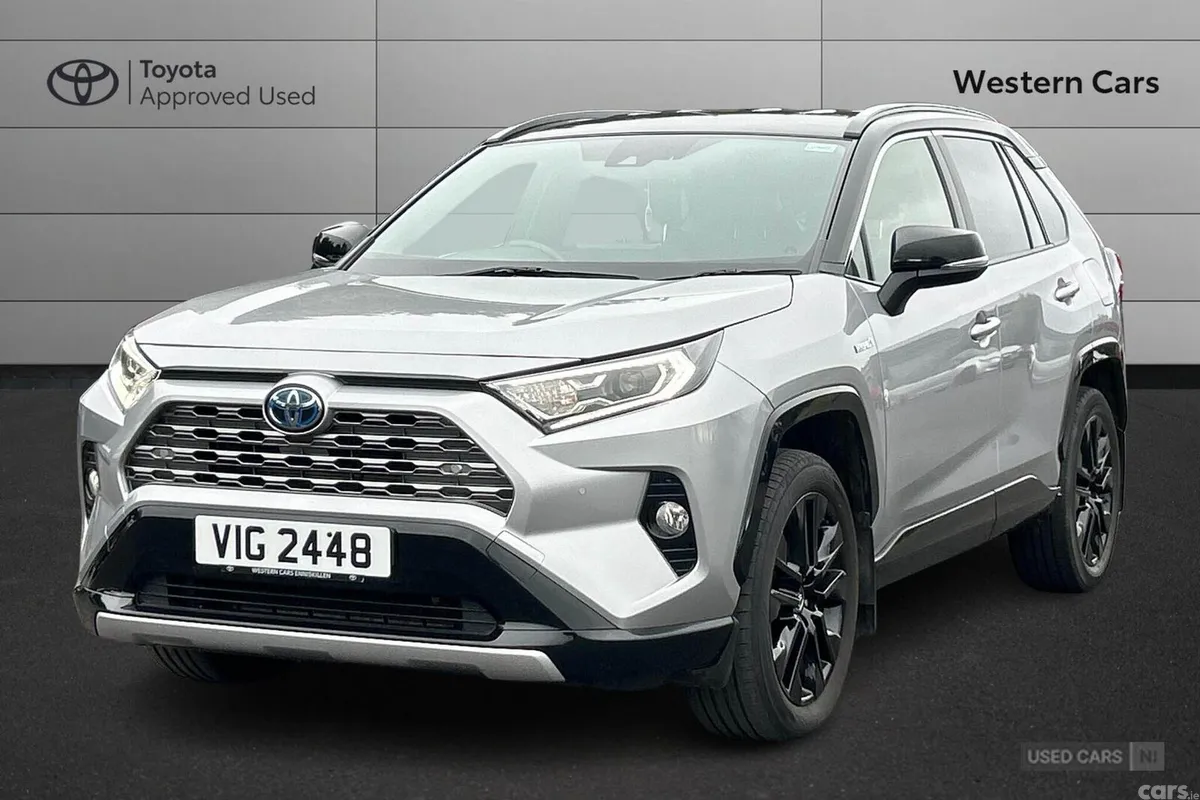 Toyota RAV4 SUV, Petrol Hybrid, 2020, Silver
