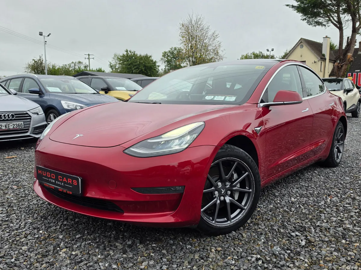 Tesla Model 3 Saloon, Electric, 2019, Red