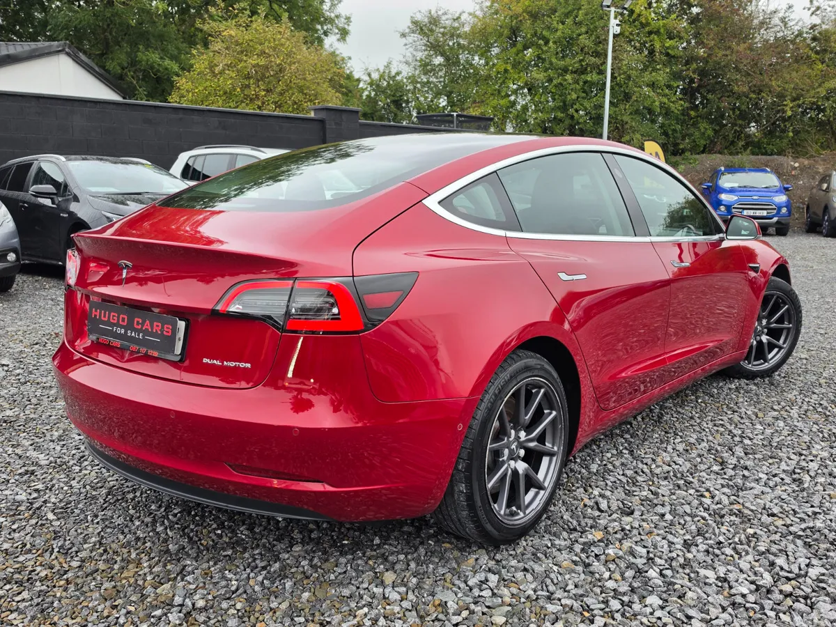 Tesla Model 3 Saloon, Electric, 2019, Red