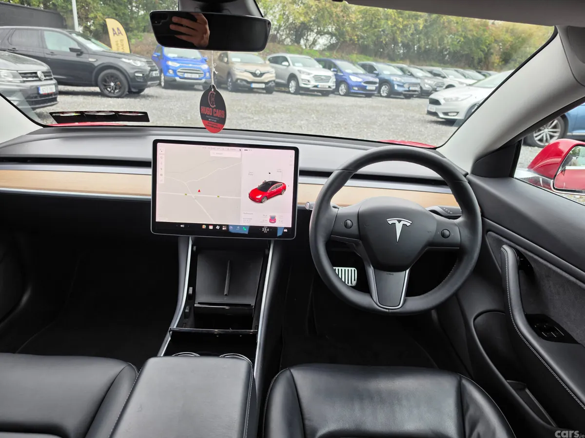 Tesla Model 3 Saloon, Electric, 2019, Red