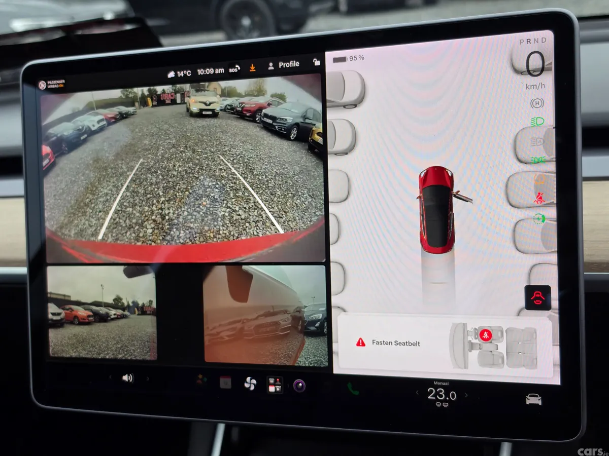 Tesla Model 3 Saloon, Electric, 2019, Red