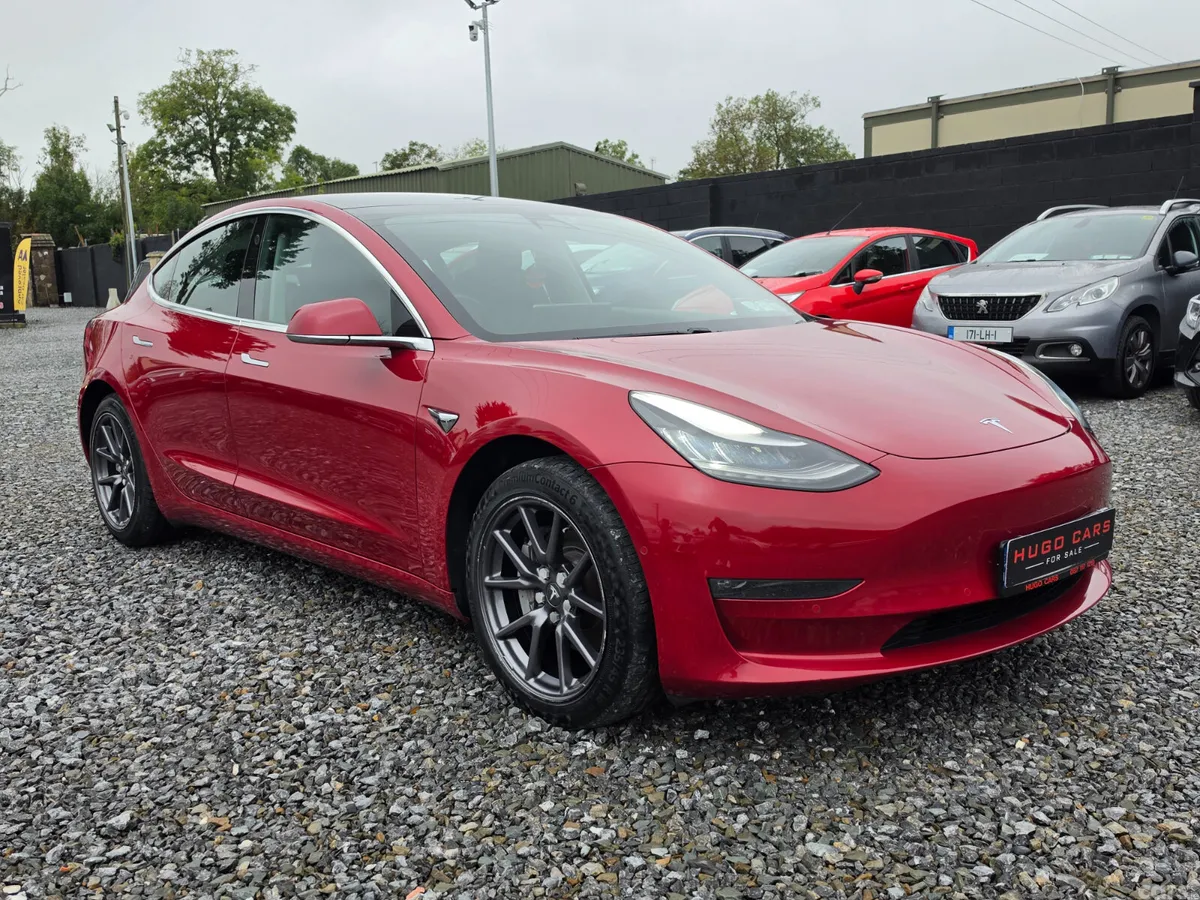 Tesla Model 3 Saloon, Electric, 2019, Red