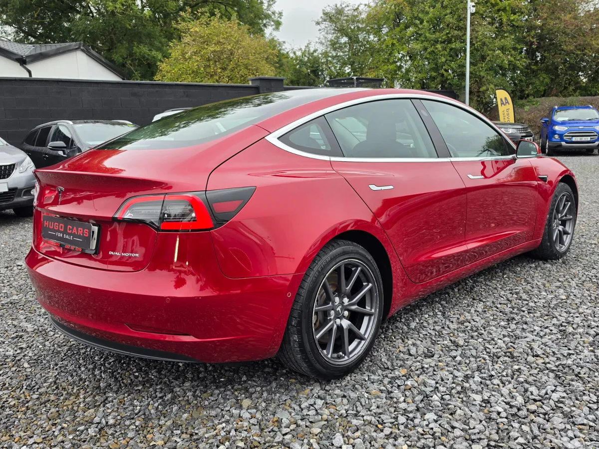Tesla Model 3 Saloon, Electric, 2019, Red