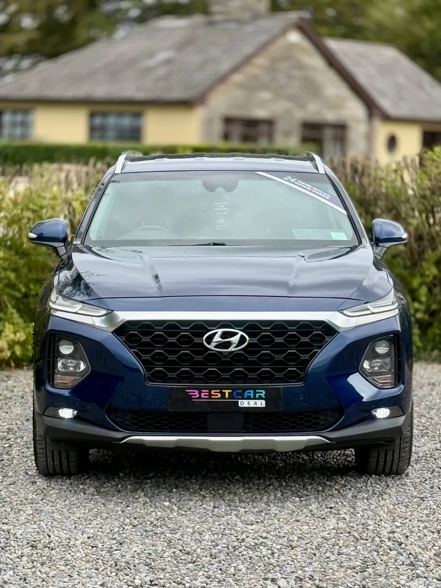 Hyundai Santa Fe SUV, Diesel, 2018, Blue