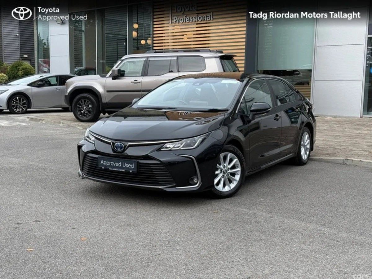 Toyota Corolla Saloon, Petrol Hybrid, 2023, Black