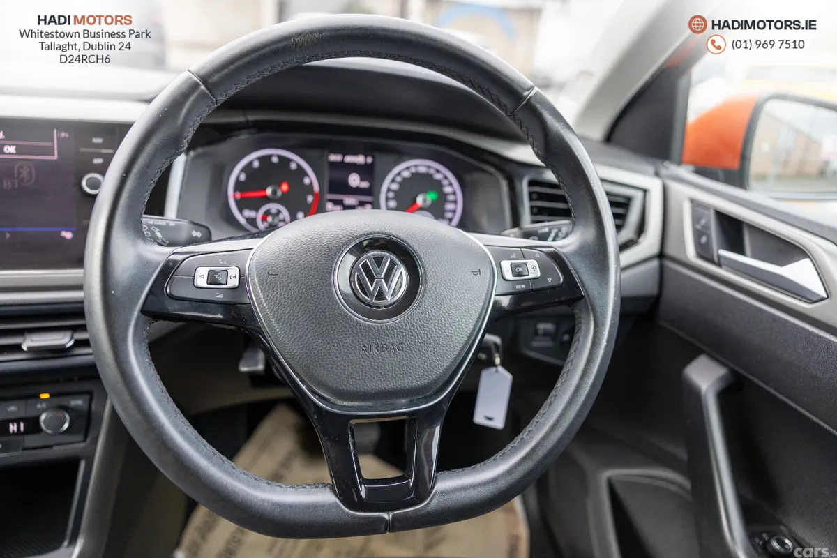Volkswagen Polo Hatchback, Petrol, 2018, Orange