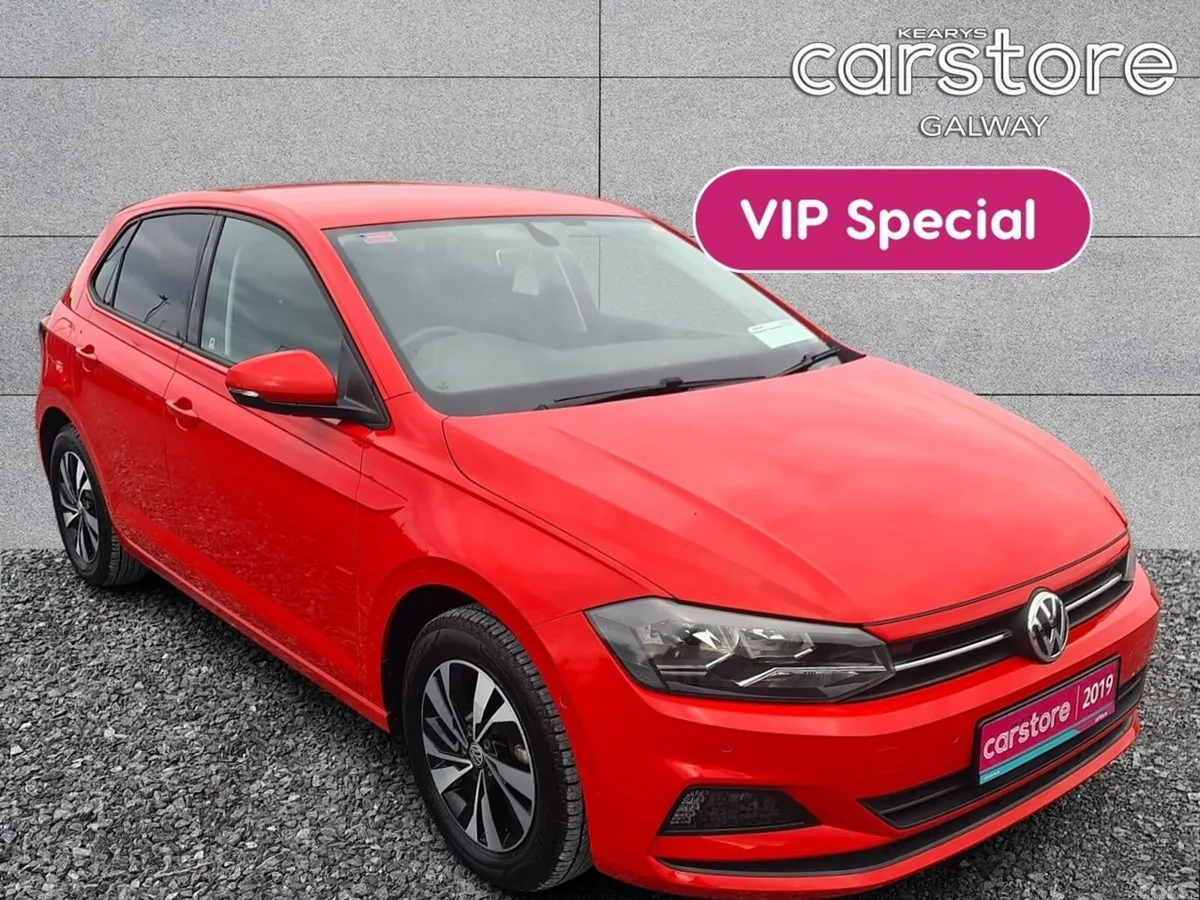 Volkswagen Polo Hatchback, Petrol, 2019, Red
