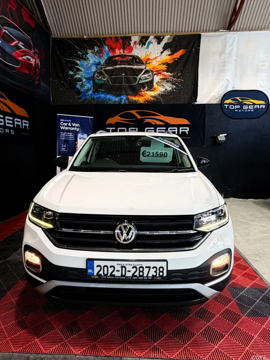 Volkswagen T-Cross SUV, Petrol, 2020, White