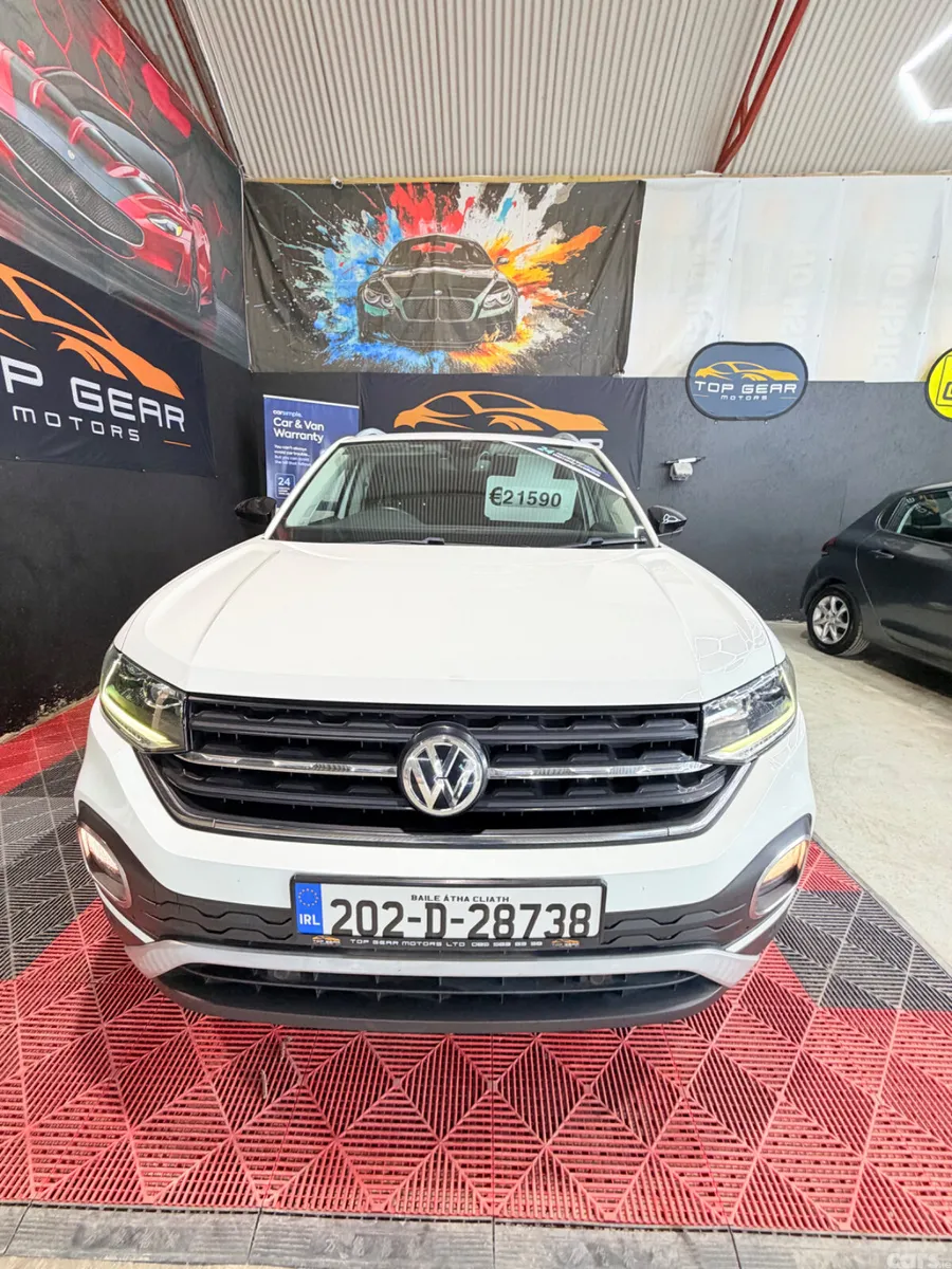 Volkswagen T-Cross SUV, Petrol, 2020, White