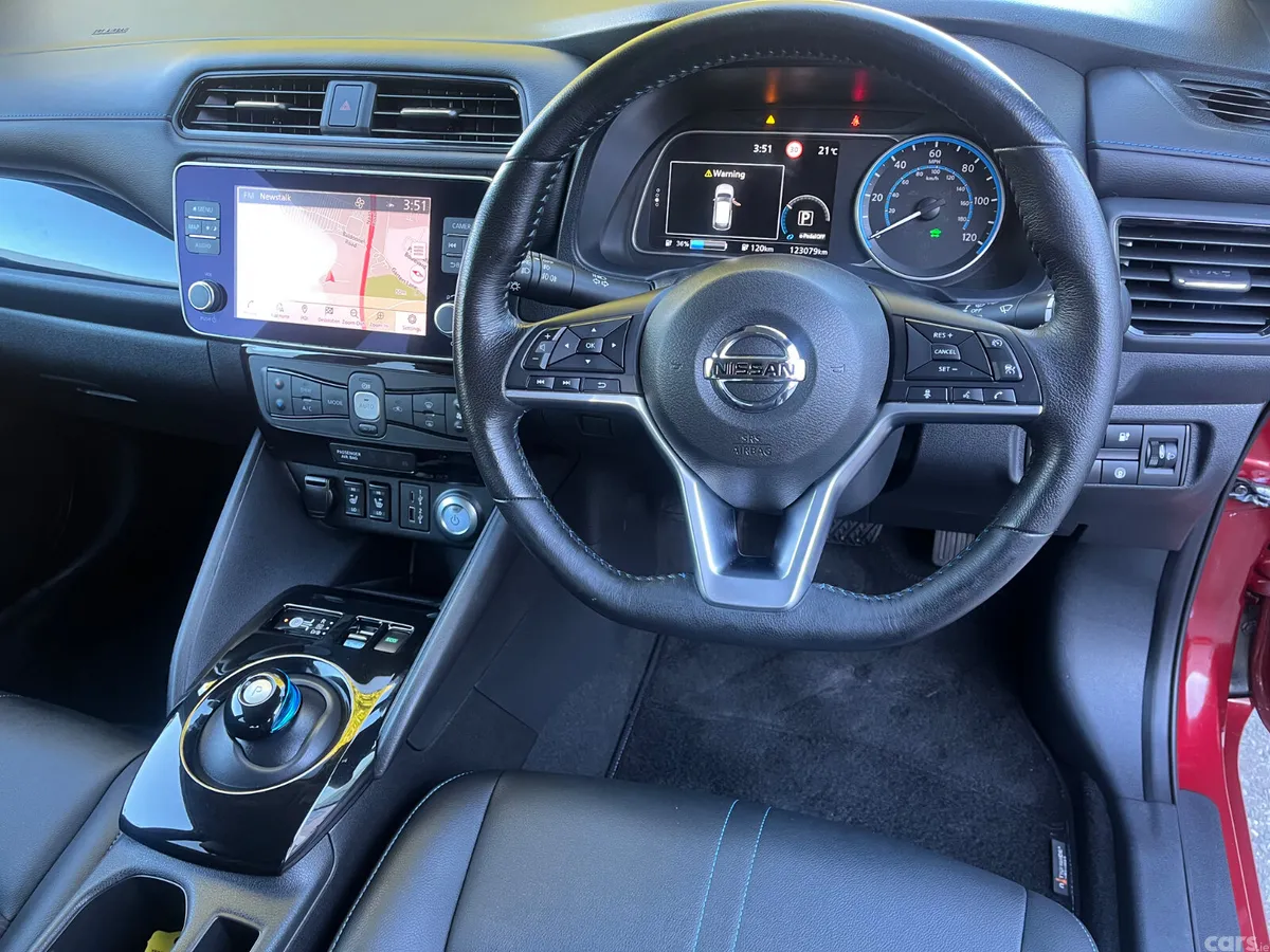Nissan Leaf Hatchback, Electric, 2021, Red