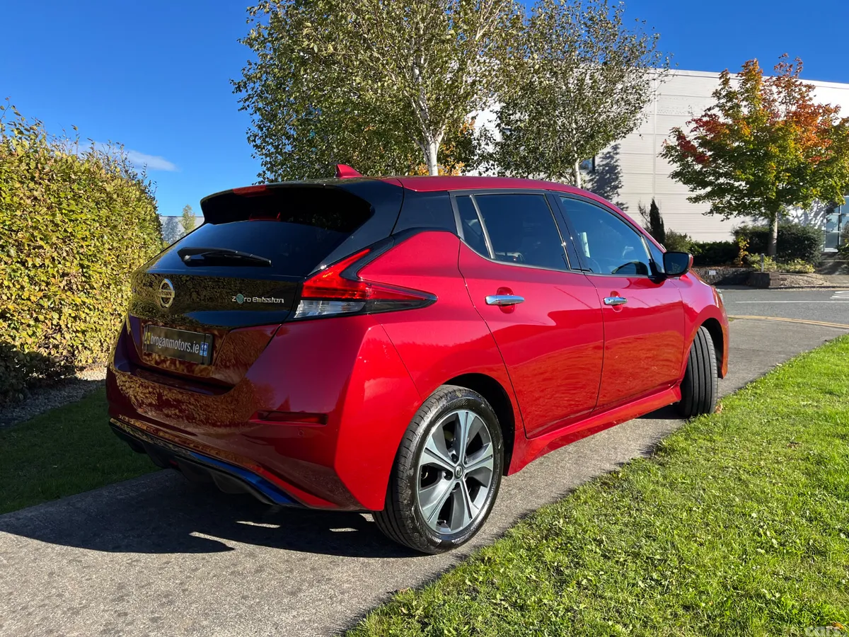 Nissan Leaf Hatchback, Electric, 2021, Red