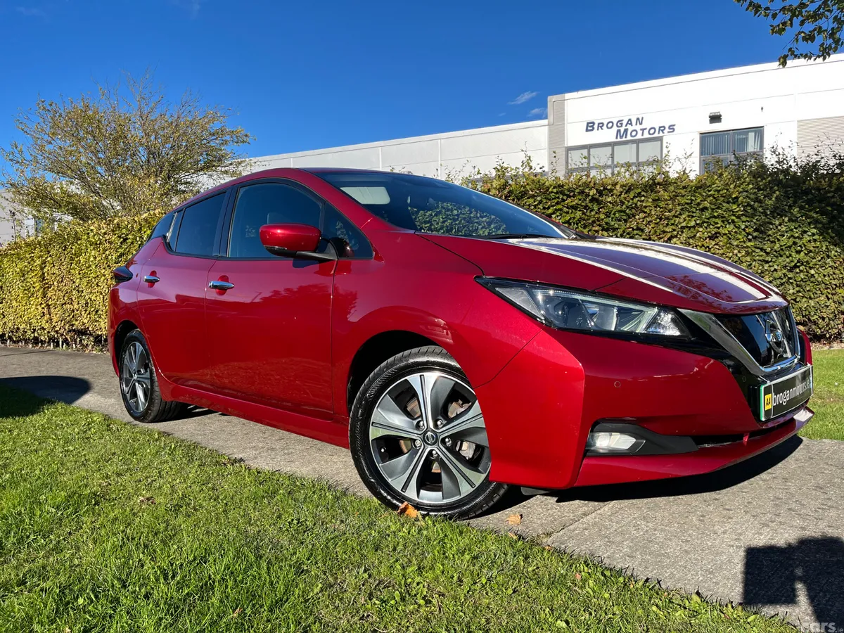 Nissan Leaf Hatchback, Electric, 2021, Red