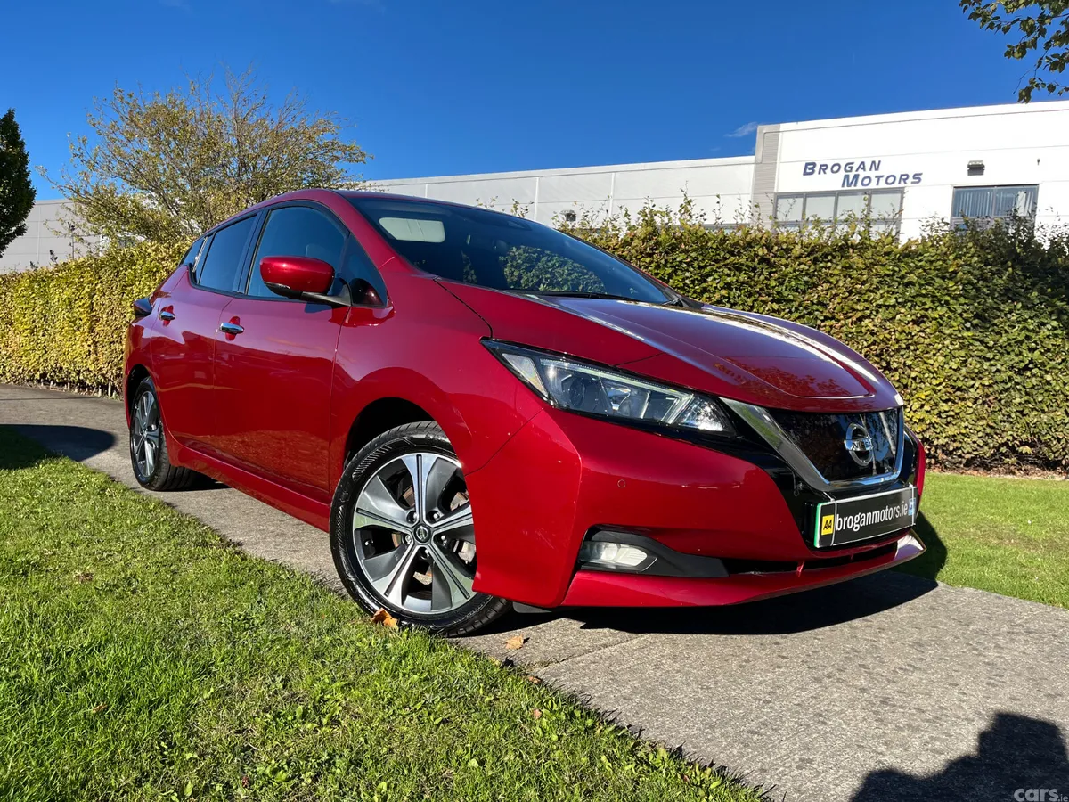Nissan Leaf Hatchback, Electric, 2021, Red