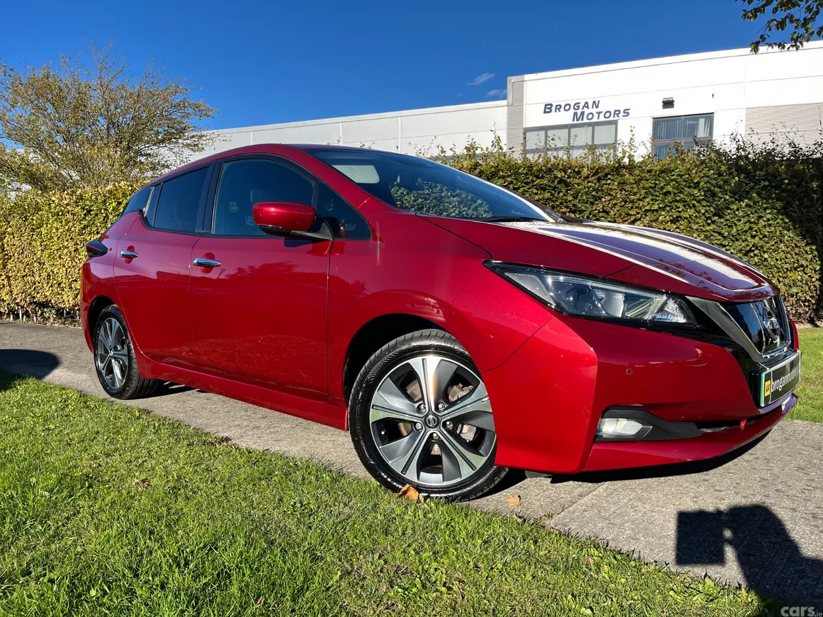 Nissan Leaf Hatchback, Electric, 2021, Red