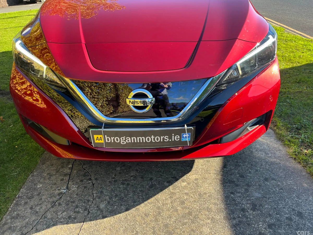 Nissan Leaf Hatchback, Electric, 2021, Red