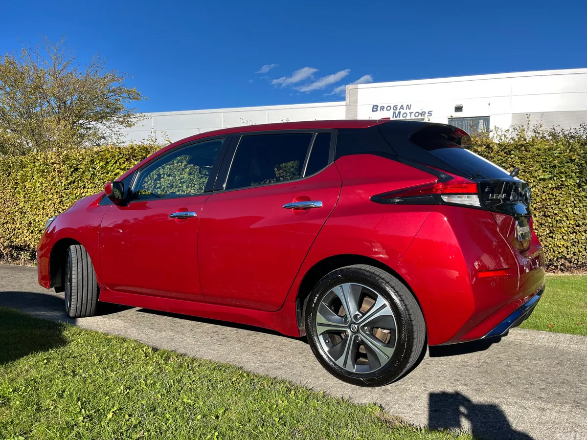 Nissan Leaf Hatchback, Electric, 2021, Red