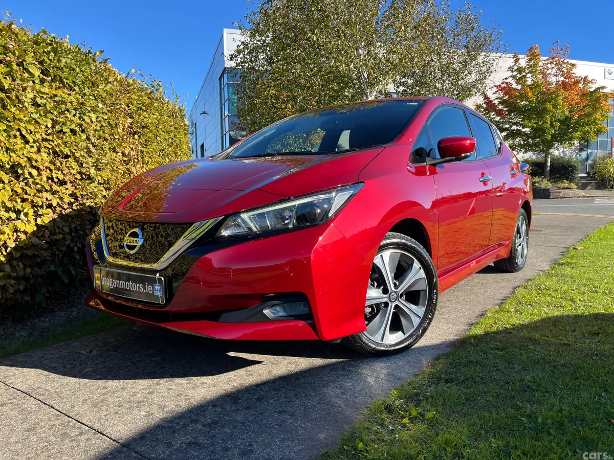 Nissan Leaf Hatchback, Electric, 2021, Red
