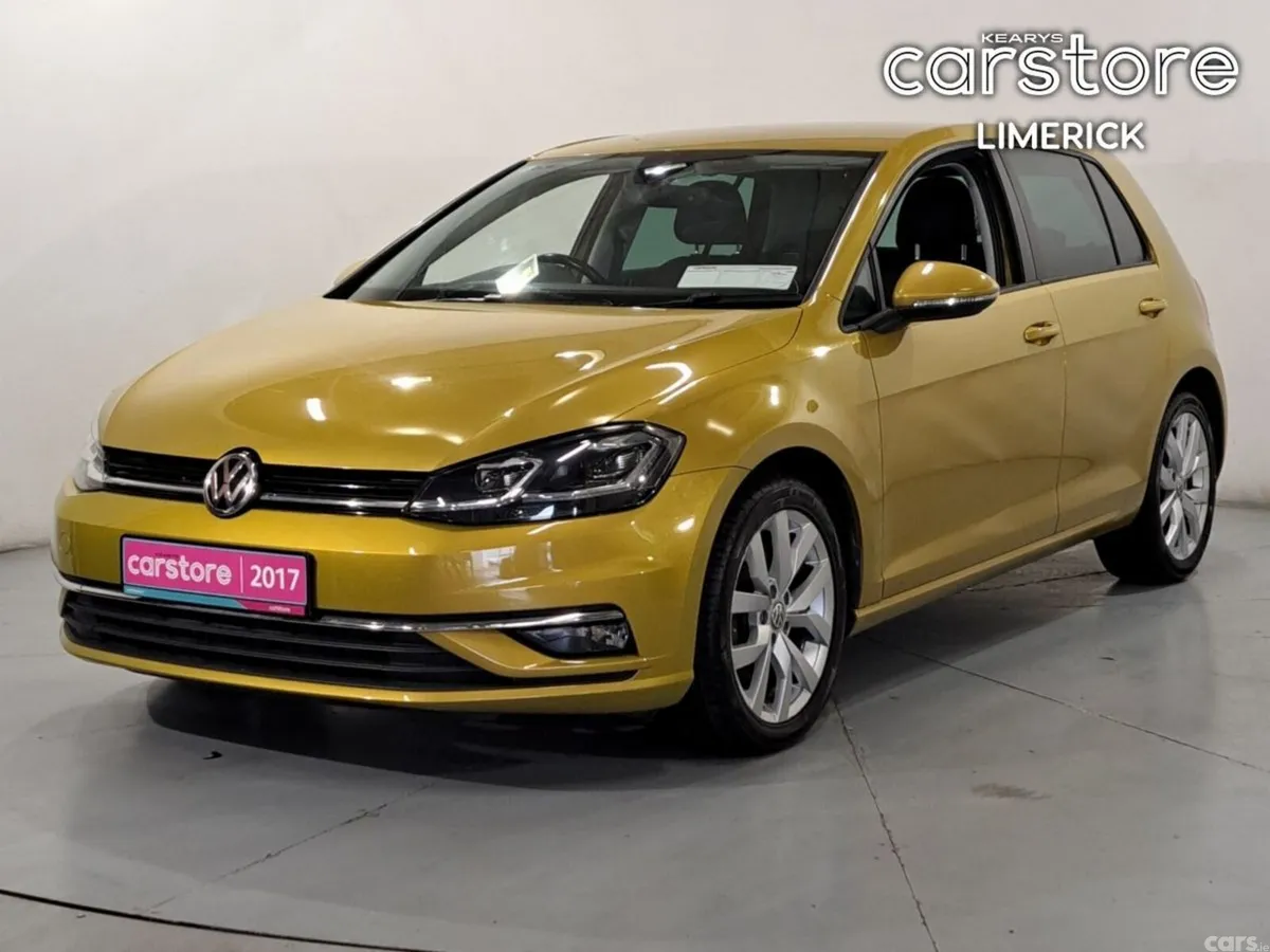 Volkswagen Golf Hatchback, Petrol, 2017, Gold