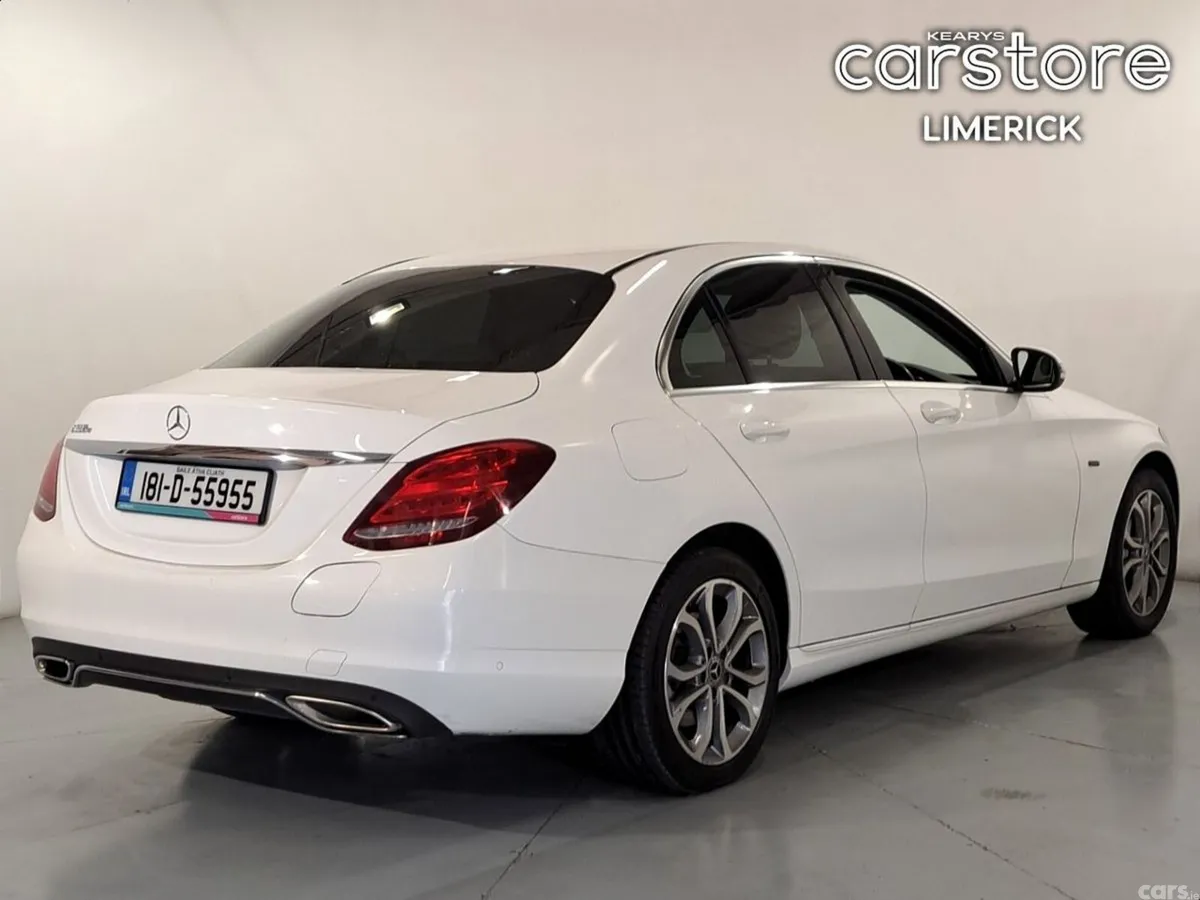 Mercedes-Benz C-Class Saloon, Petrol Plug-in Hybrid, 2018, White